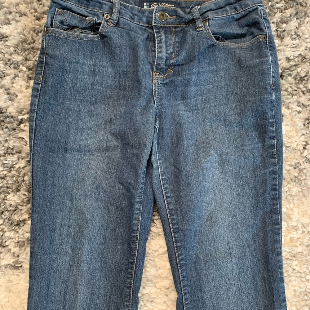 Salt Works Med Rise Bootcut Jeans Size 8P - Picture 11 of 17
